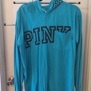 VS Pink Teal hoodie
